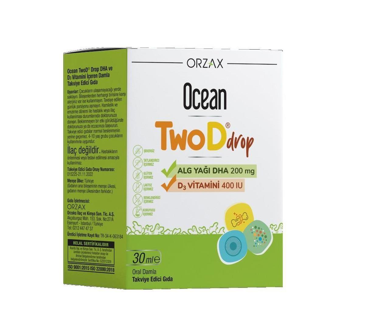 Ocean Orzax Twod Çocuk Vitamin 30 ml