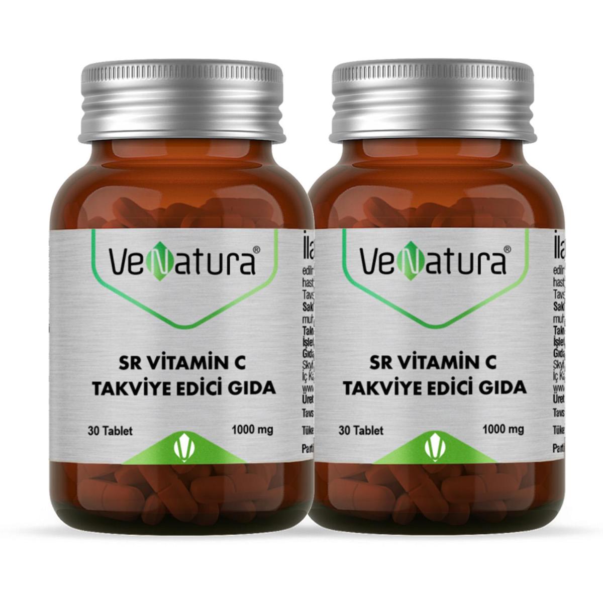 Venatura C Vitamini Aromasız Unisex 2x30 Tablet