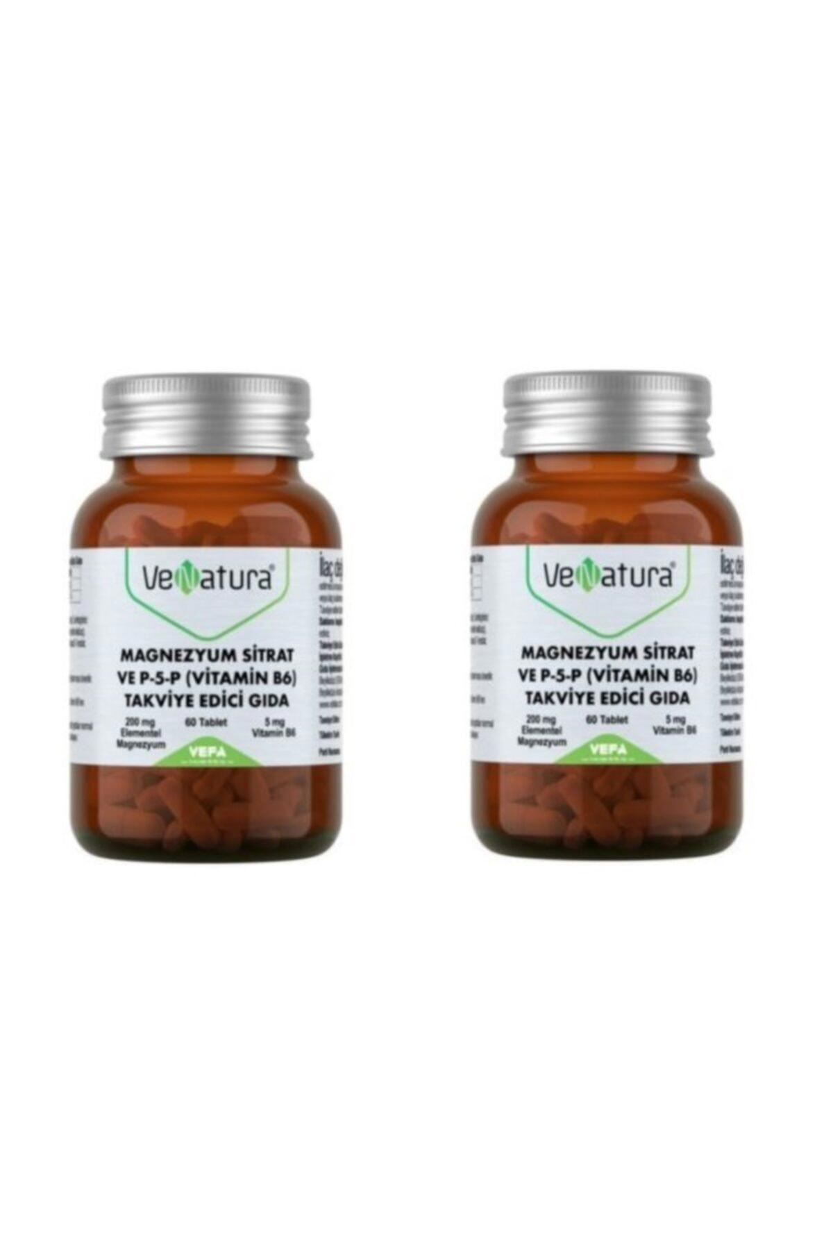 Venatura Magnezyum Aromasız Unisex Vitamin 2x60 Tablet