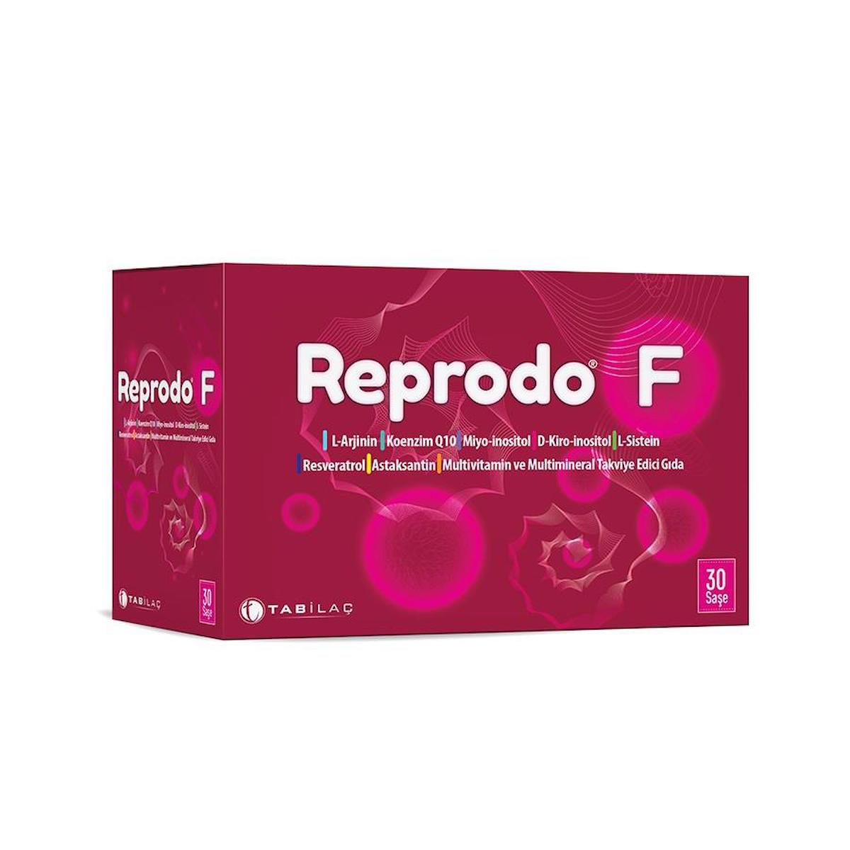 Tab İlaç Reprodo F Sade Unisex Vitamin 30 Şase