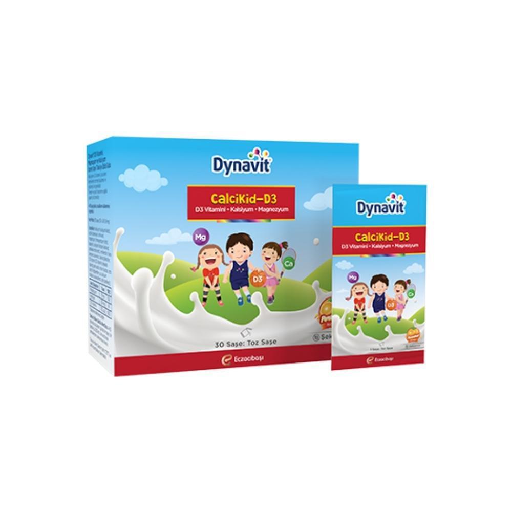 Dynavit Calcikid-D3 Aromalı Çocuk Vitamin 30 Tablet