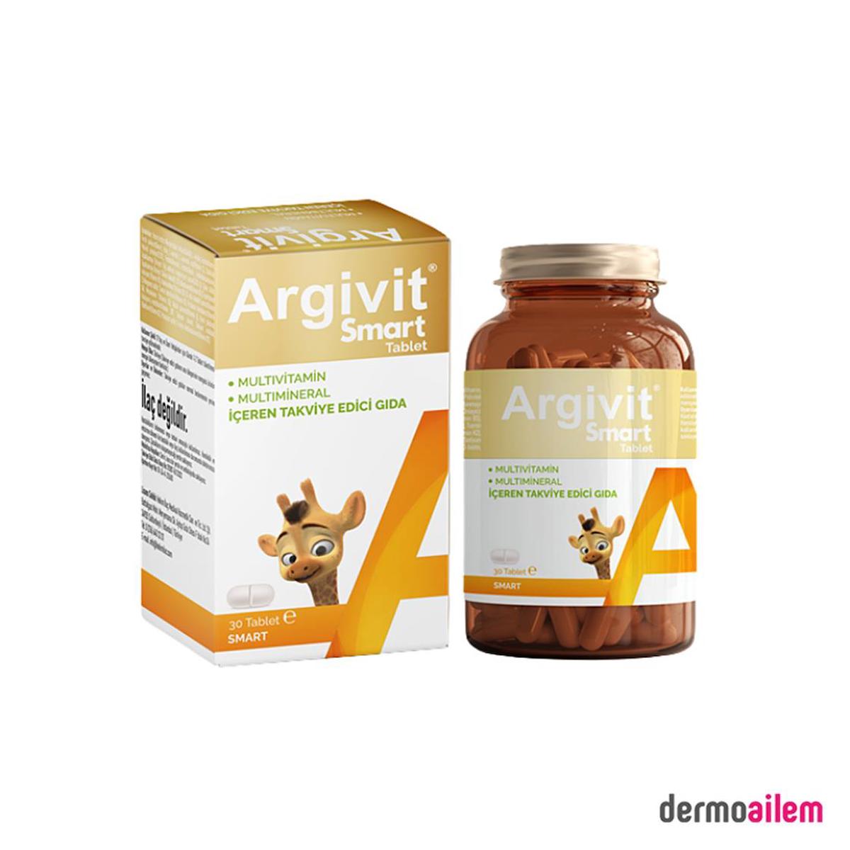 Argivit Smart Sade Çocuk Vitamin 30 Tablet