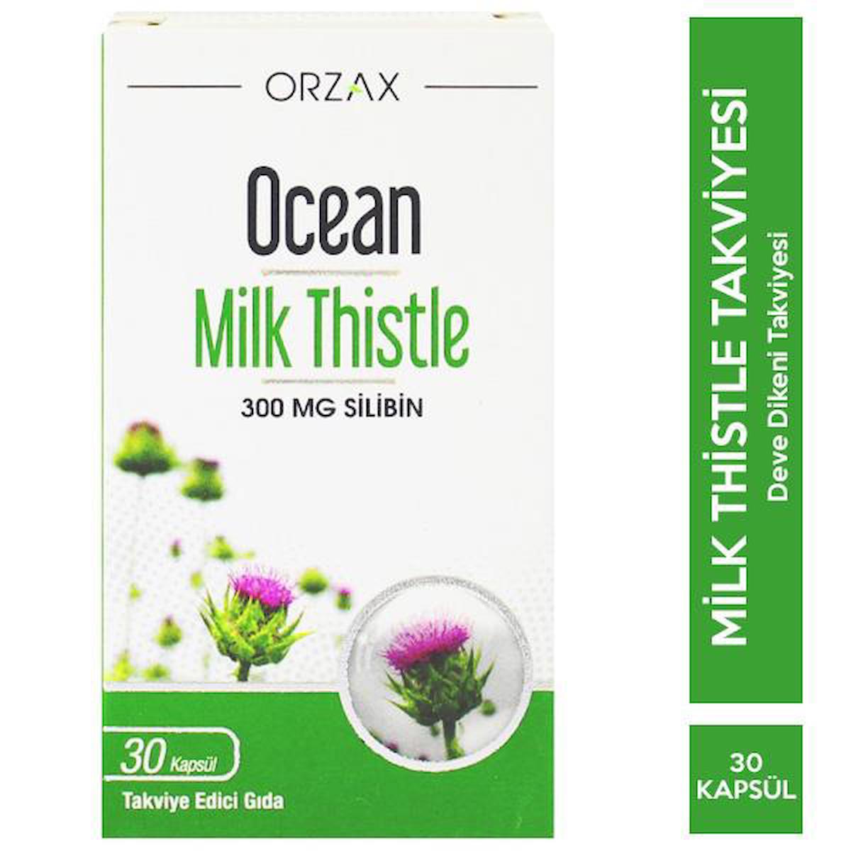 Ocean Orzax Milk Thistle Aromasız Unisex Vitamin 30 Tablet