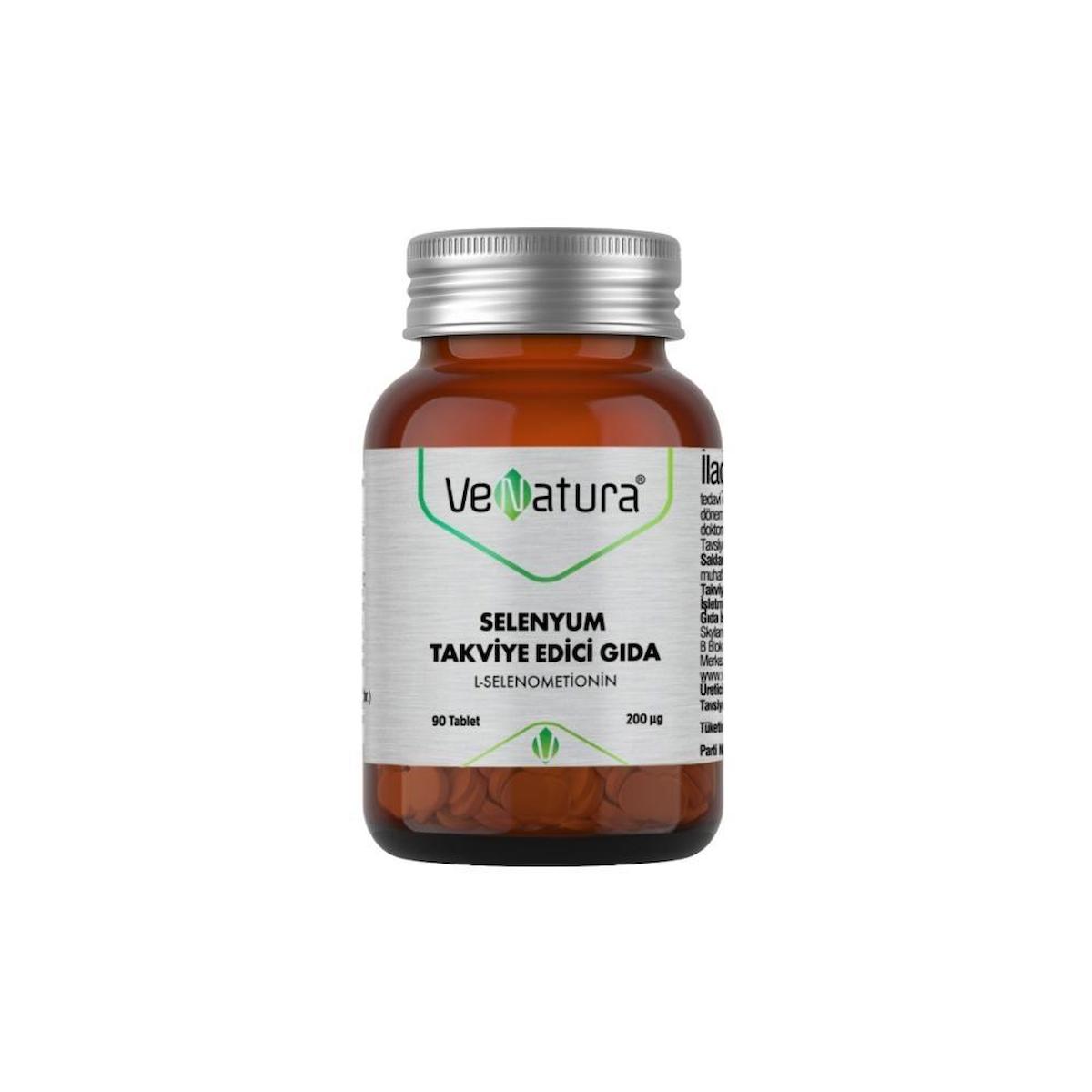 Venatura Selenyum Aromasız Unisex Vitamin 90 Tablet