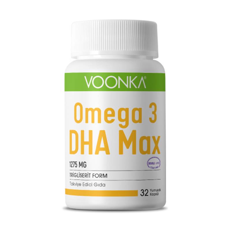 Voonka Omega 3 Dha Max Aromasız Unisex Vitamin 32 Kapsül