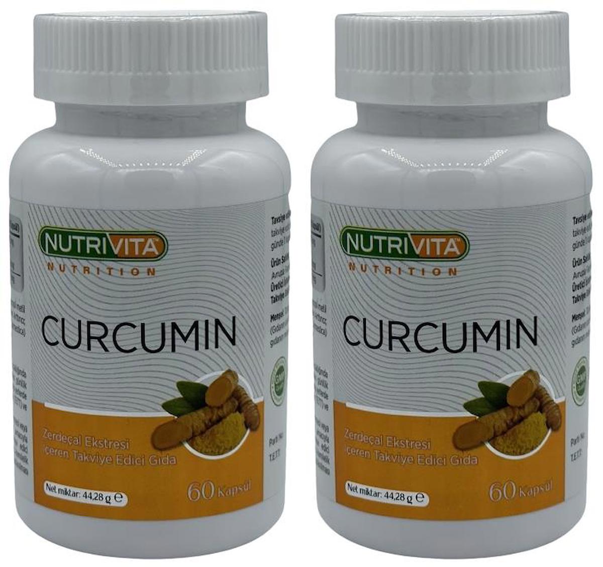 Nutrivita Nutrition Curcumin Aromasız Unisex Vitamin 2x60 Tablet