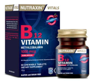 Nutraxin B12 Aromalı Unisex Vitamin 60 Tablet