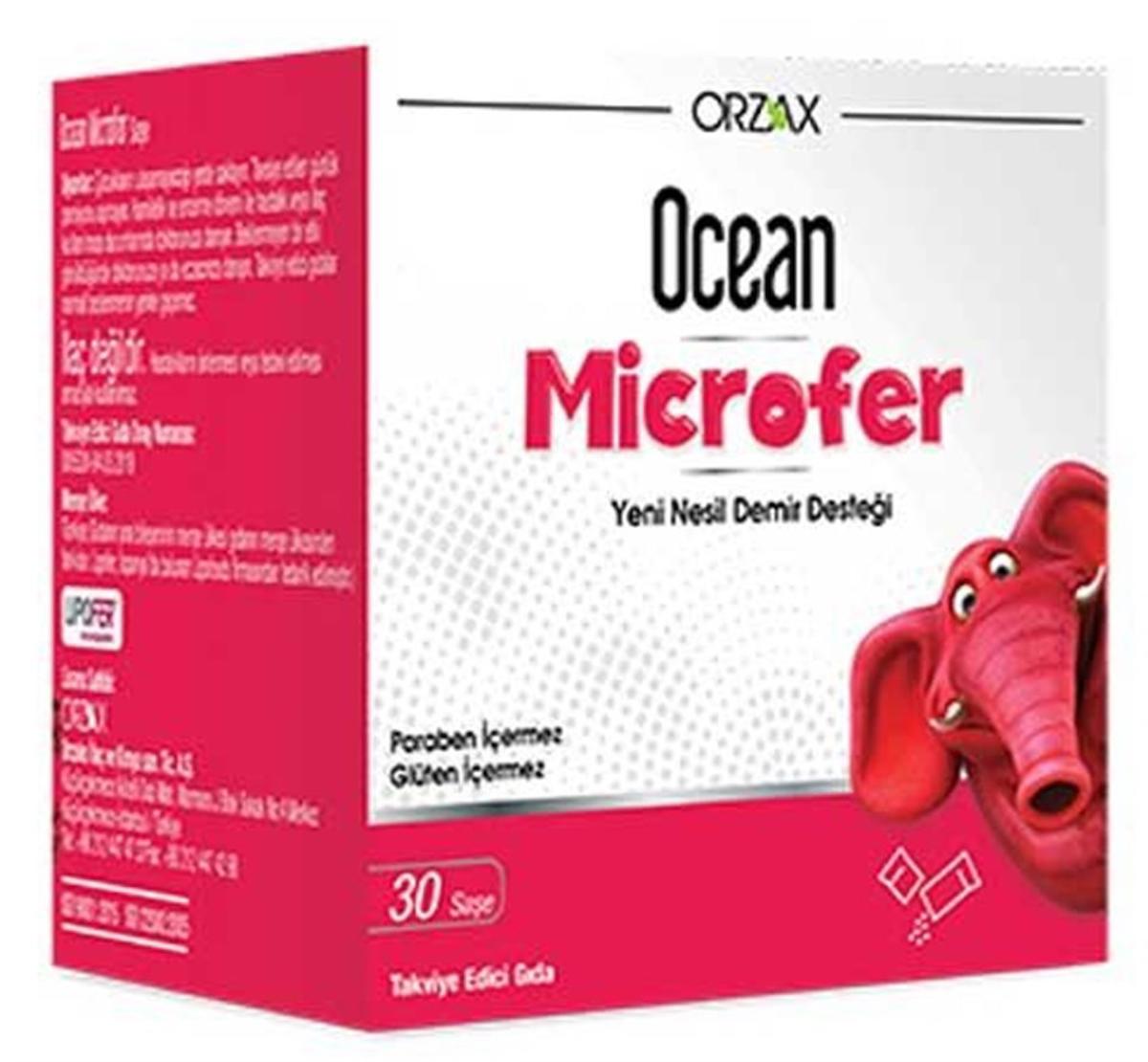 Ocean Orzax Microfer Aromalı Çocuk Vitamin 30 Şase