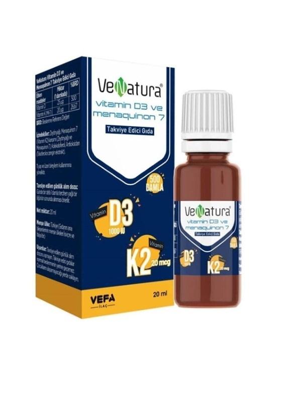 Venatura K2 Vitamini Sade Unisex 20 ml