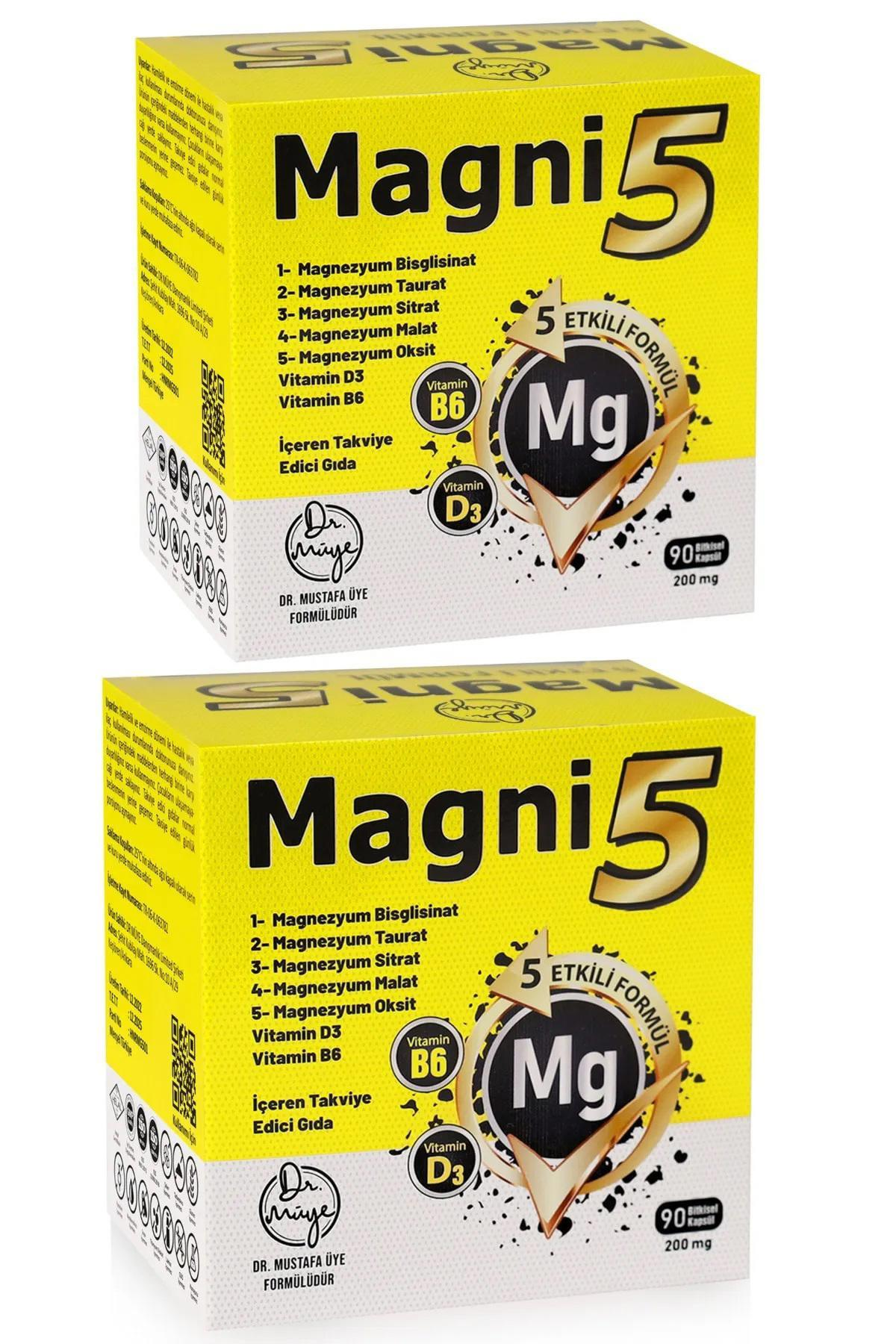 Dr Müye Magni5 Magnezyum Sade Unisex Vitamin 2x90 Tablet