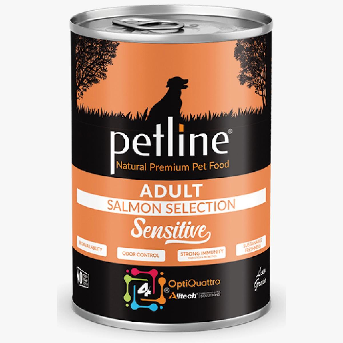 Petline Super Premium Somonlu Yetişkin Yaş Köpek Maması 400 gr Tekli