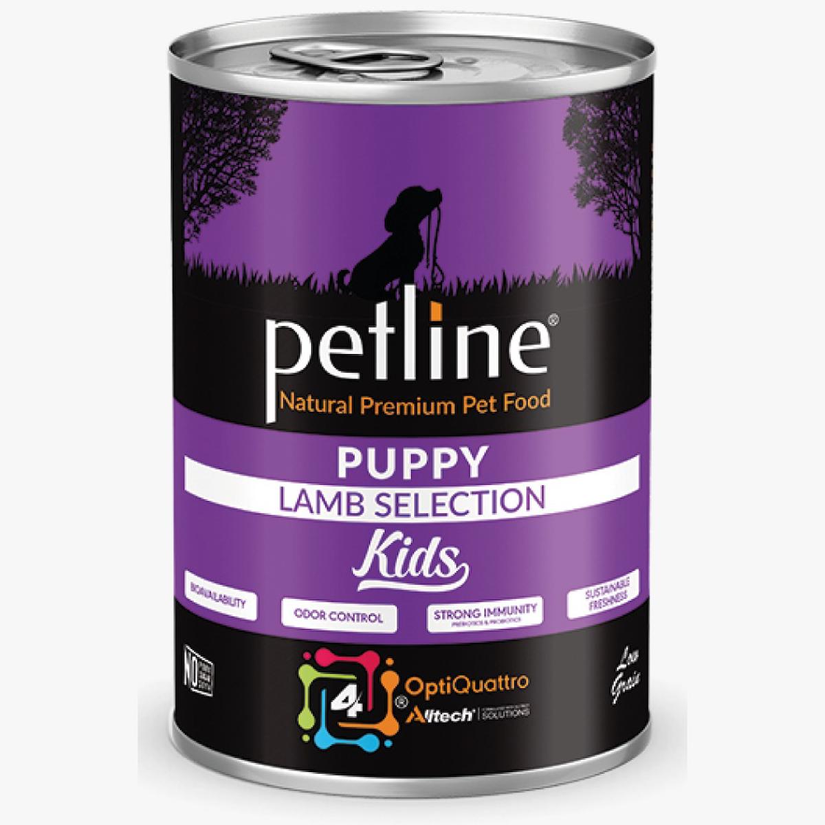 Petline Super Premium Kuzu Etli Yavru Yaş Köpek Maması 400 gr Tekli