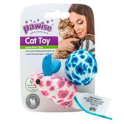 Pawise Kedi Otlu Peluş Isırma Yavru-Yetişkin Fare Kedi Oyuncağı