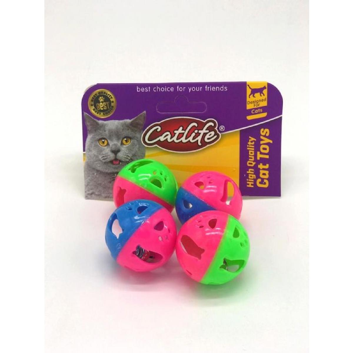 Catlife 202356 Hareketli Sesli Yakalama Yavru-Yetişkin Top Kedi Oyuncağı