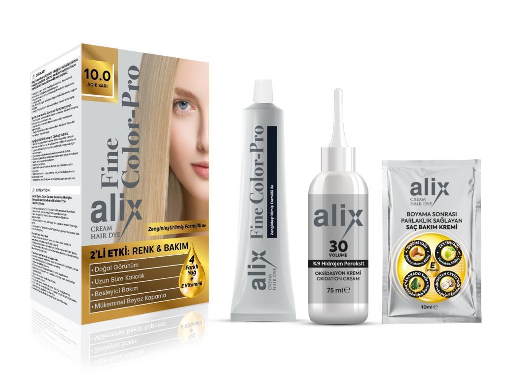 Alix Avien 10.0 Açık Sarı Krem Saç Boyası 50 ml