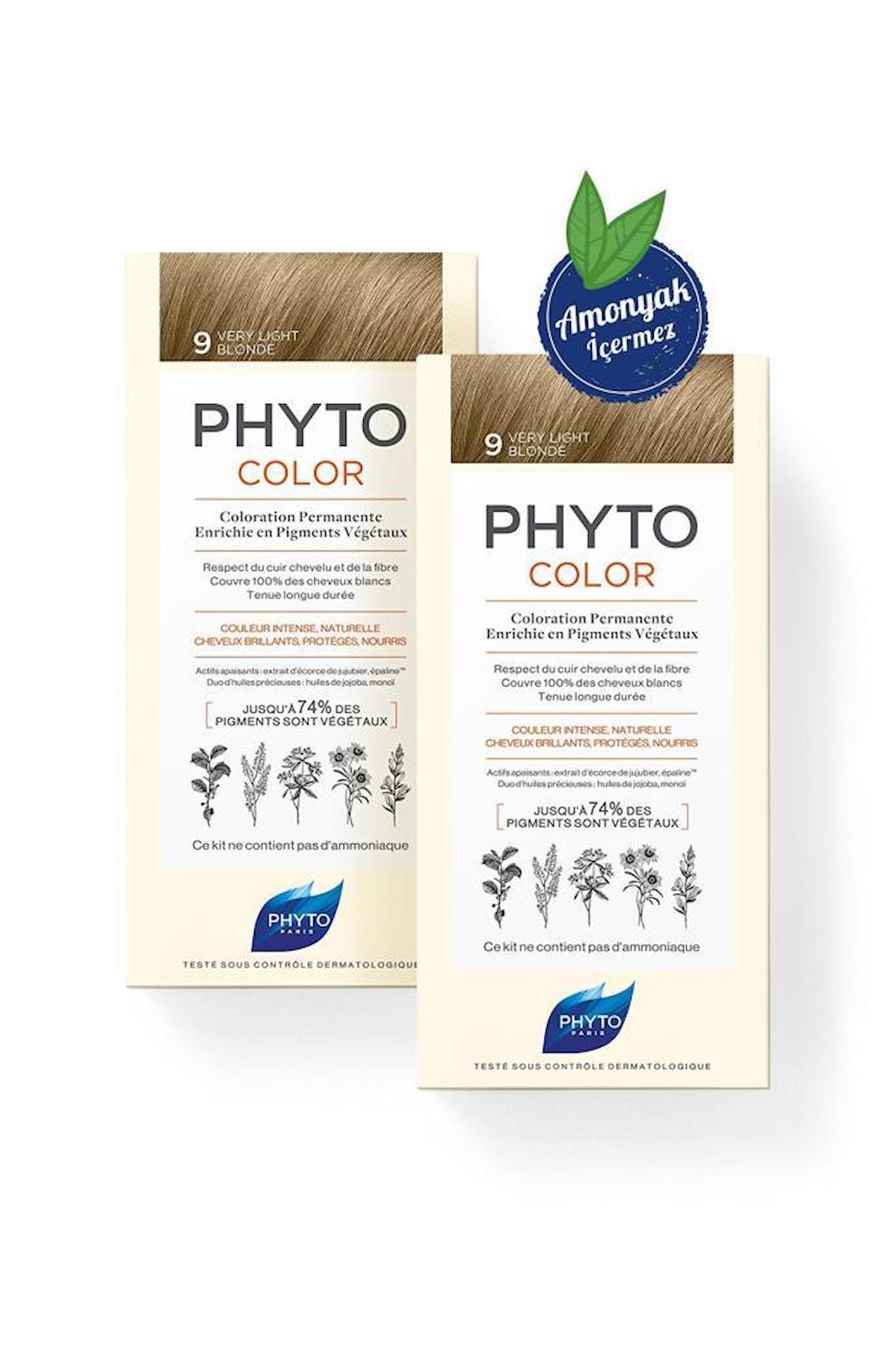 Phyto 9 Açık Sarı Amonyaksız Krem Saç Boyası