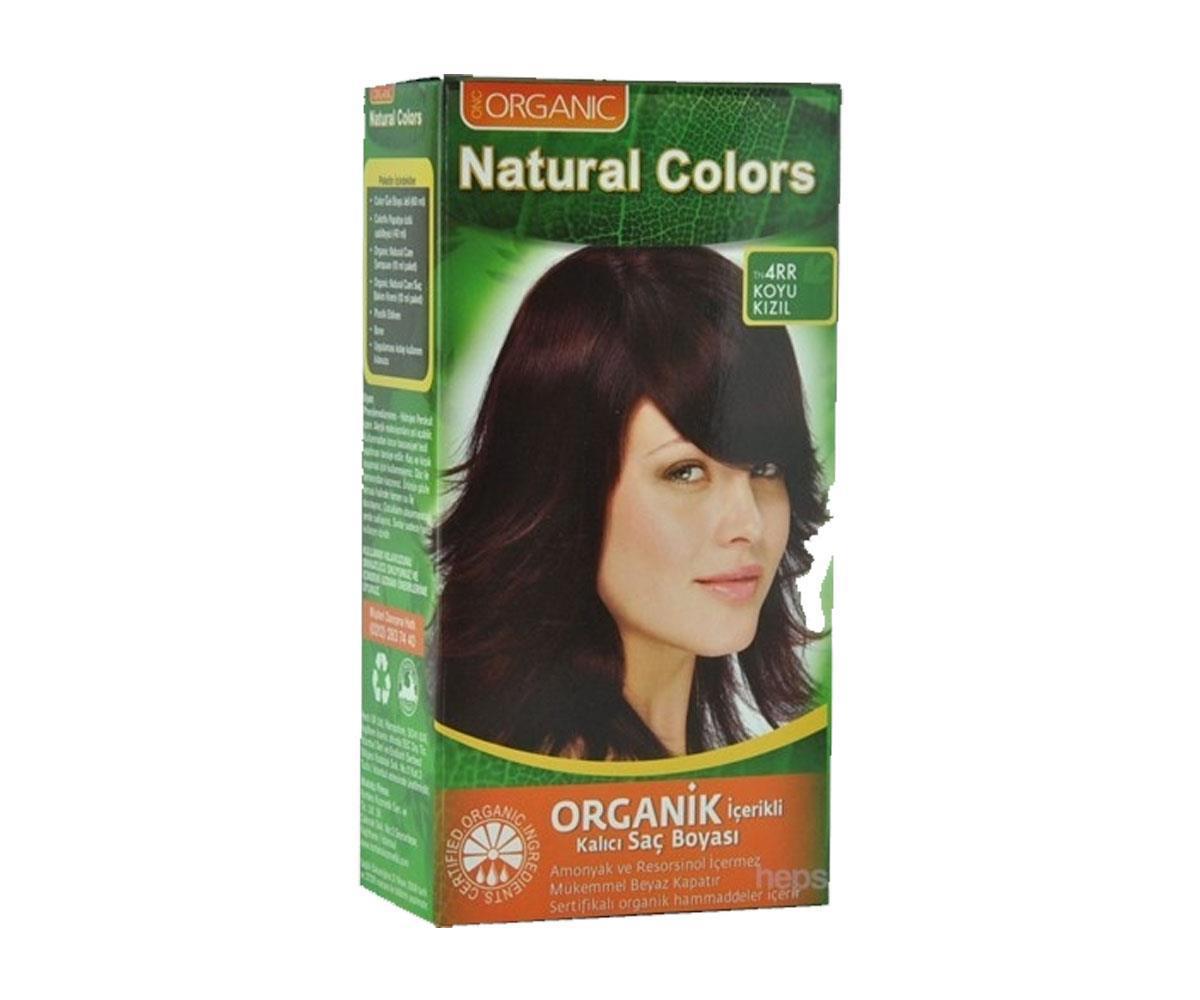 Natural Colors 4RR Koyu Kızıl Organik Krem Saç Boyası
