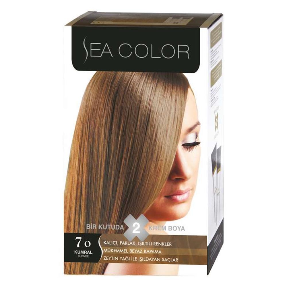 Sea Color 7.0 Kumral Krem Saç Boyası