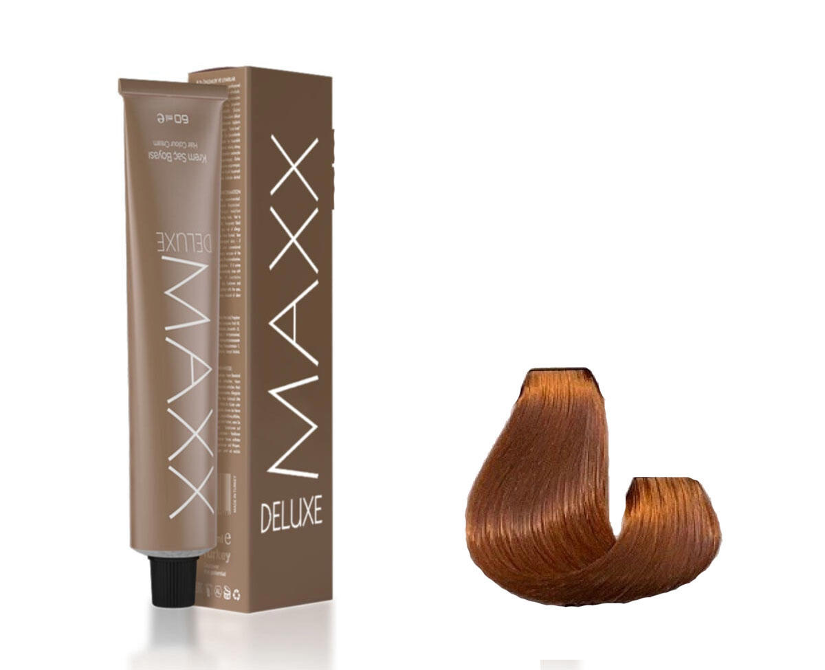 Maxx 8.74 Altın Parıltılı Toffe Krem Saç Boyası 60 ml