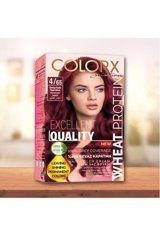 Colorx 4.65 Şarap Kızılı Krem Saç Boyası 60 ml