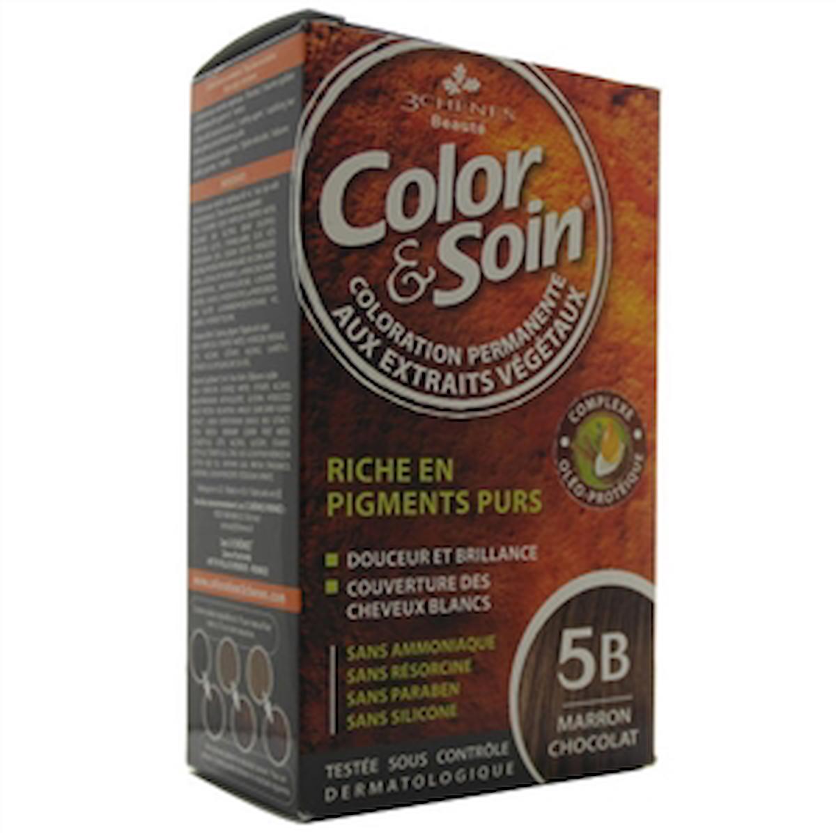 Color Soin 5B Çikolata Kahve Organik Krem Saç Boyası 120 ml