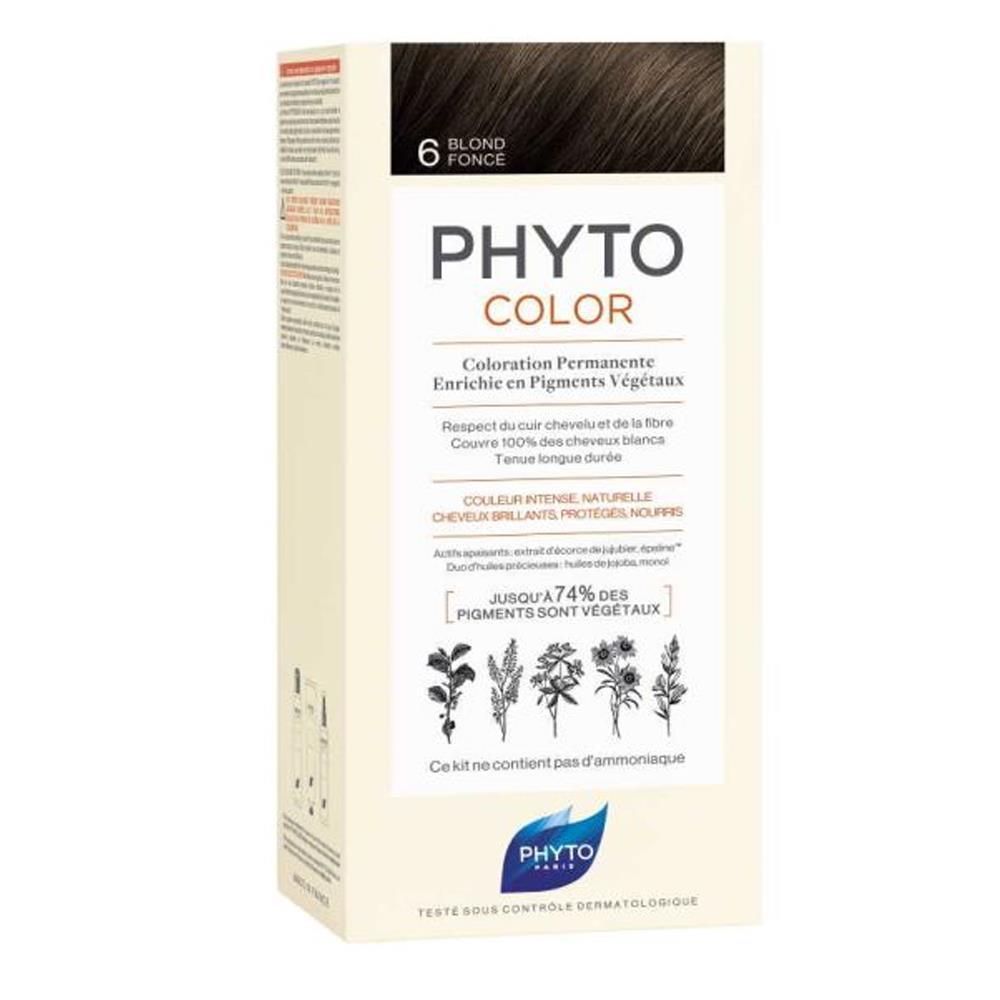 Phyto 6 Koyu Kumral Amonyaksız Krem Saç Boyası