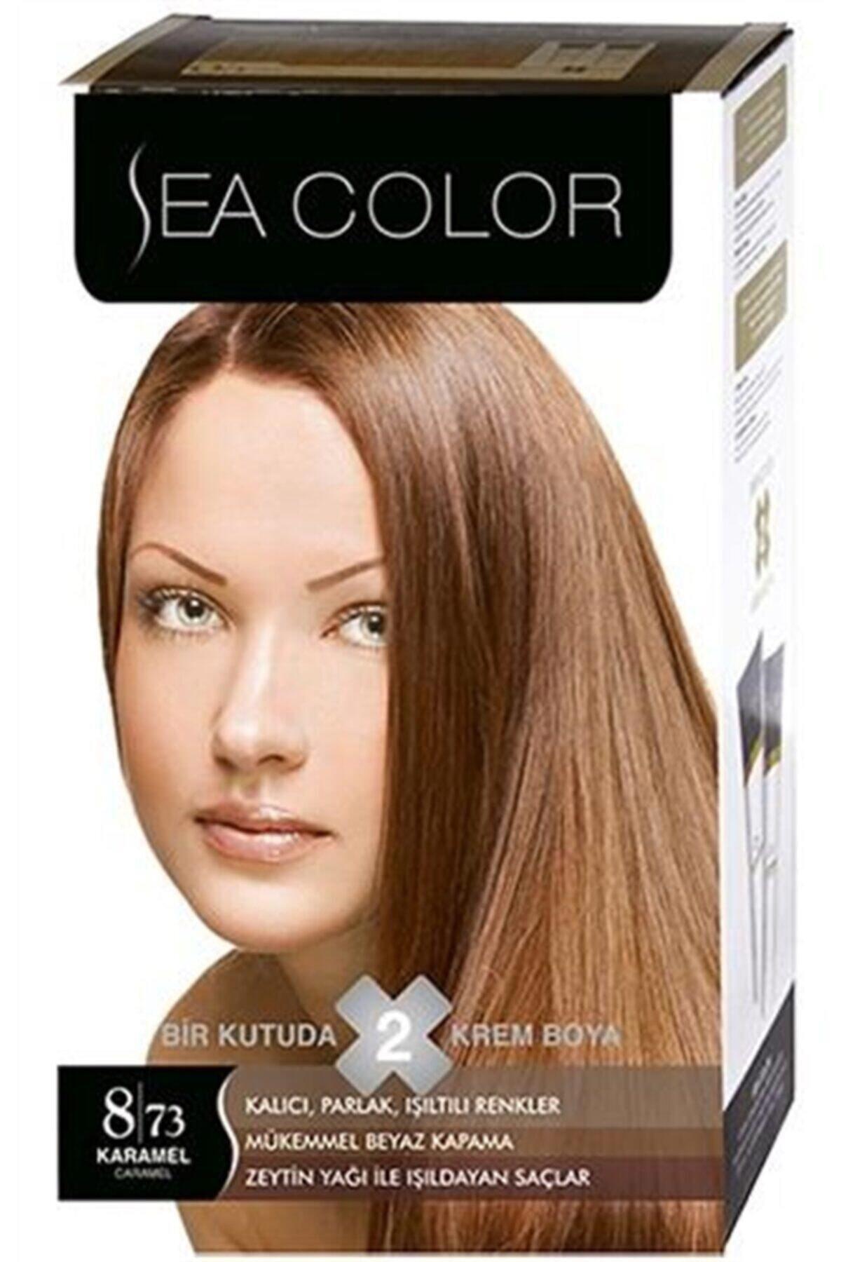 Sea Color 8.73 Karamel Krem Saç Boyası