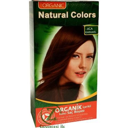 Natural Colors 6CA Karamel Organik Krem Saç Boyası