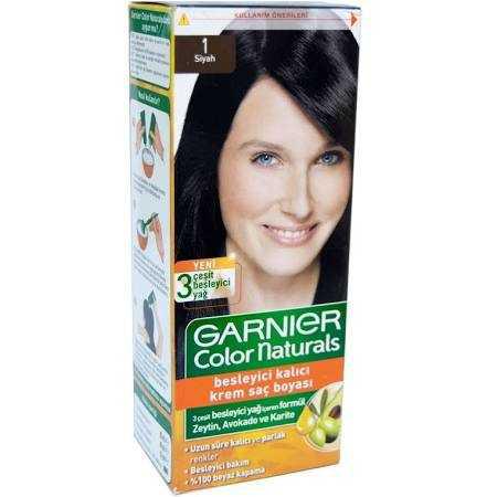 Garnier 1 Siyah Krem Saç Boyası 112 ml