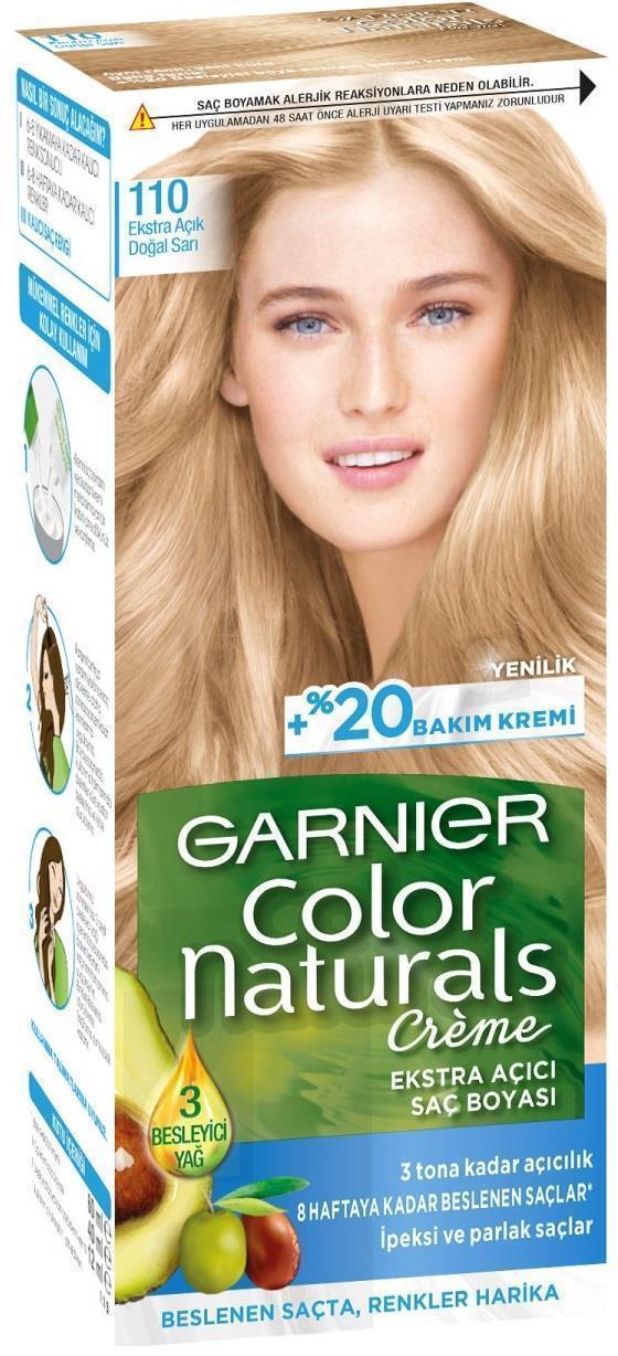 Garnier 110 Ekstra Açık Sarı Krem Saç Boyası 112 ml