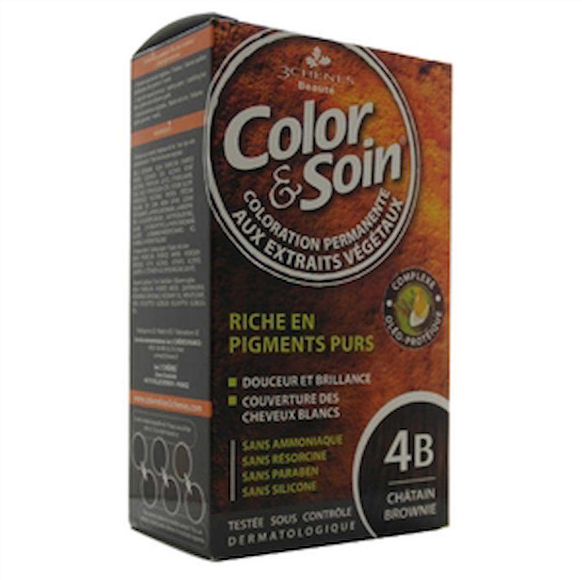 Color Soin 4B Browni Kestanesi Organik Krem Saç Boyası 120 ml