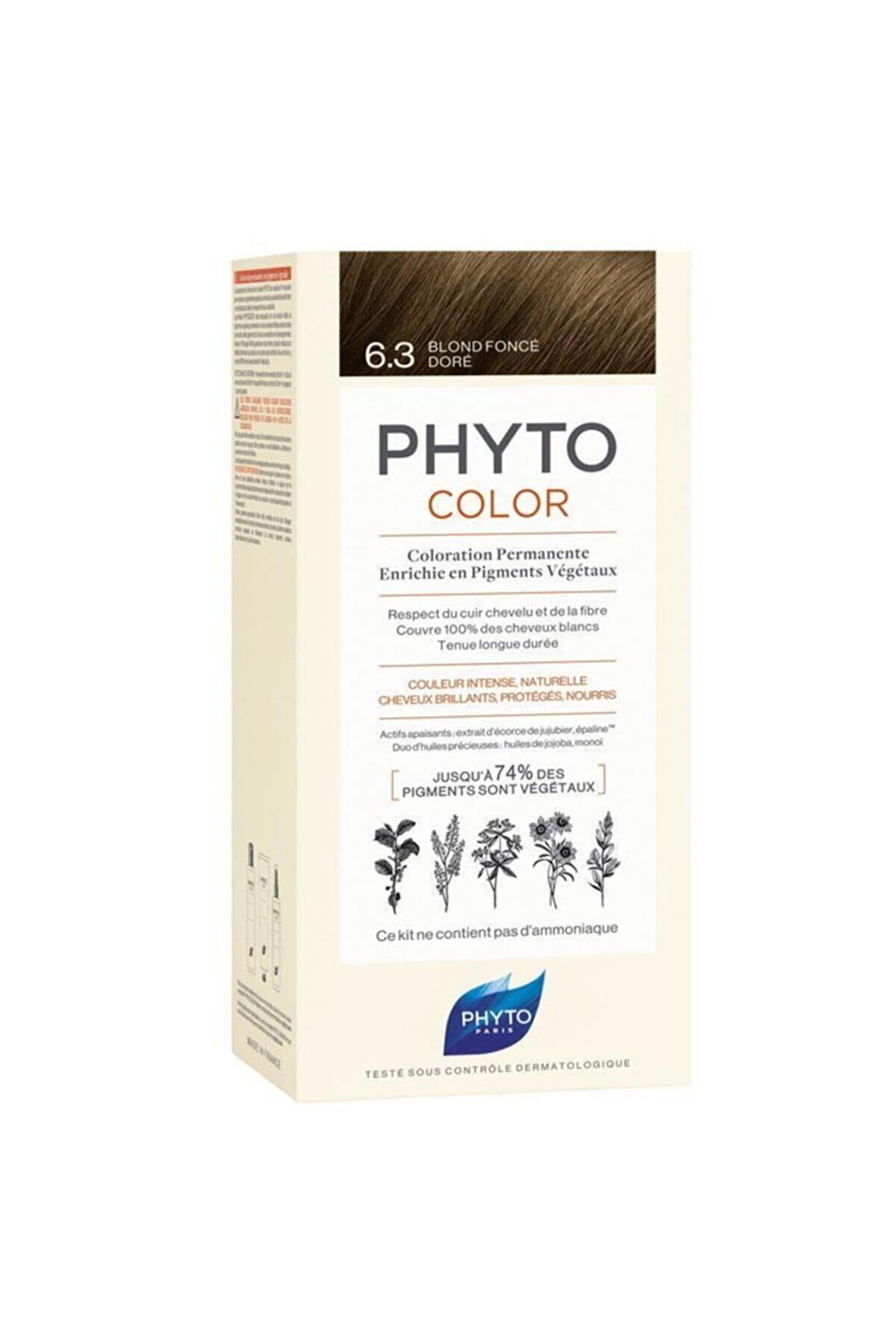 Phyto 6.3 Koyu Kumral Amonyaksız Krem Saç Boyası