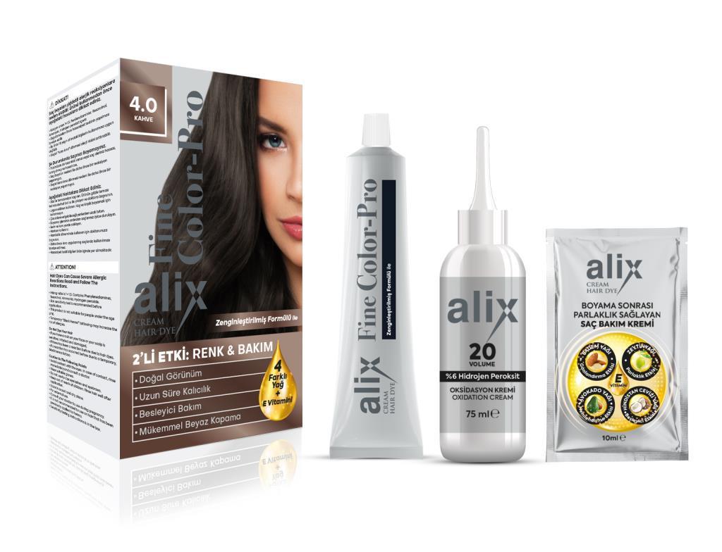 Alix Avien 4.0 Kahve Krem Saç Boyası 50 ml