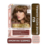 L'Oréal Paris 6U Nude Koyu Kumral Amonyaksız Krem Saç Boyası 48 ml