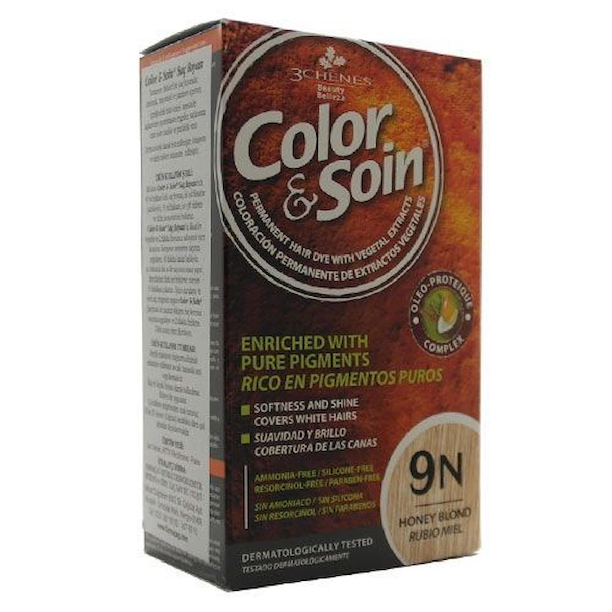 Color Soin 9N Bal Sarısı Organik Krem Saç Boyası 120 ml