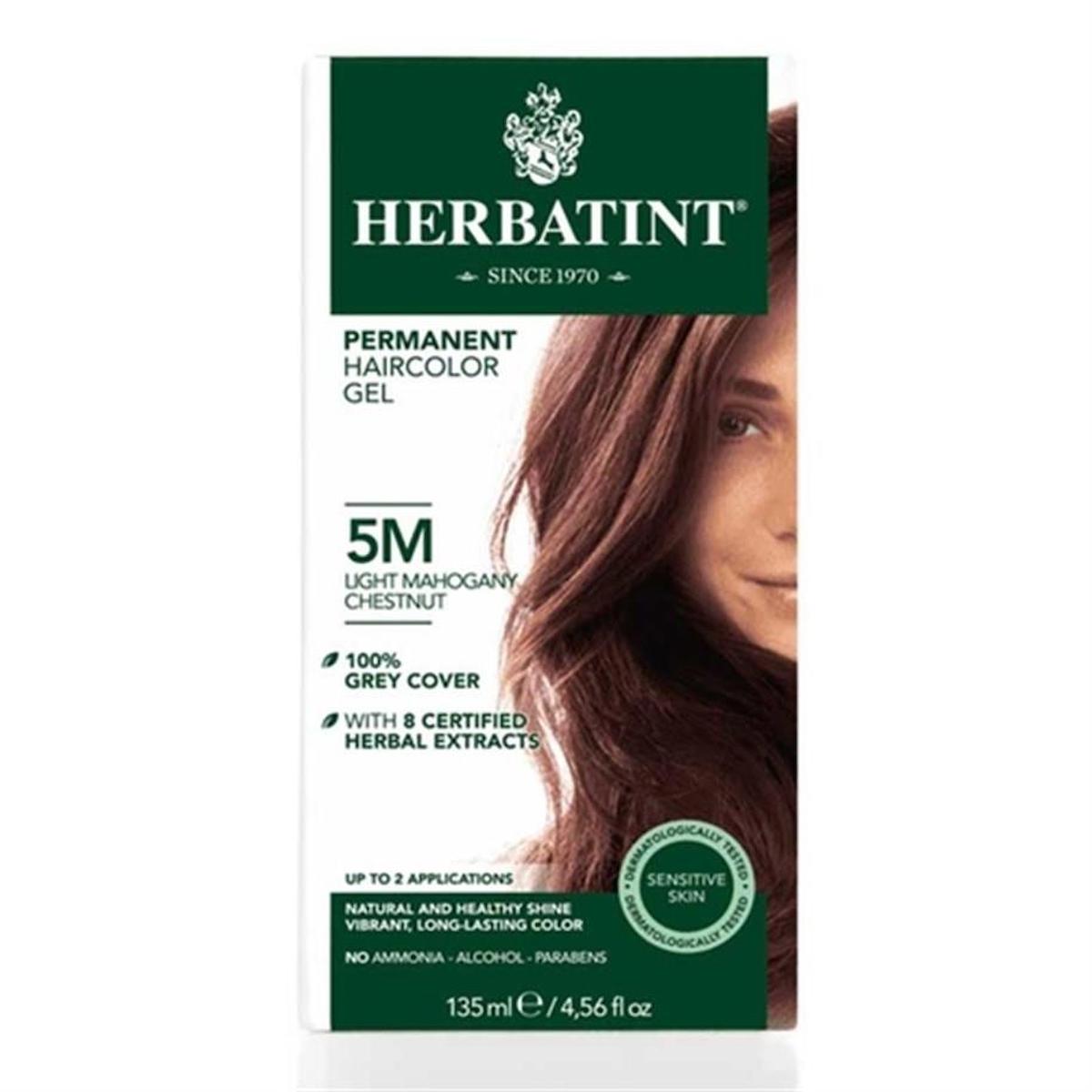 Herbatint 5M Açık Kahverengi Akaju Krem Saç Boyası 150 ml