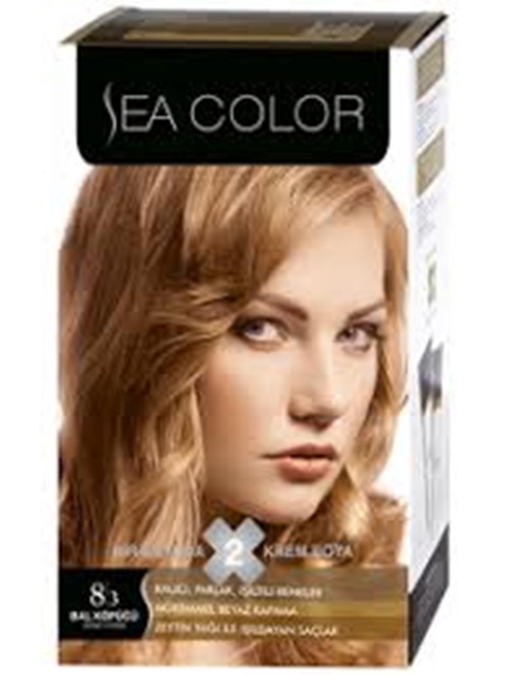 Sea Color 8.3 Bal Köpüğü Krem Saç Boyası