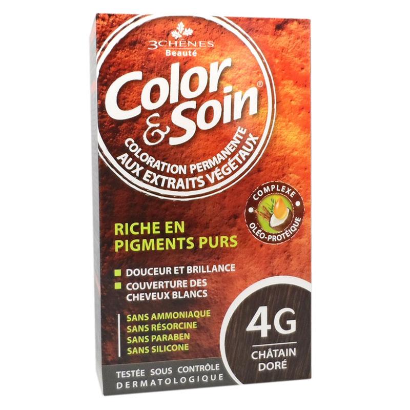 Color Soin 4G Golden Chestnut Amonyaksız Krem Saç Boyası 120 ml