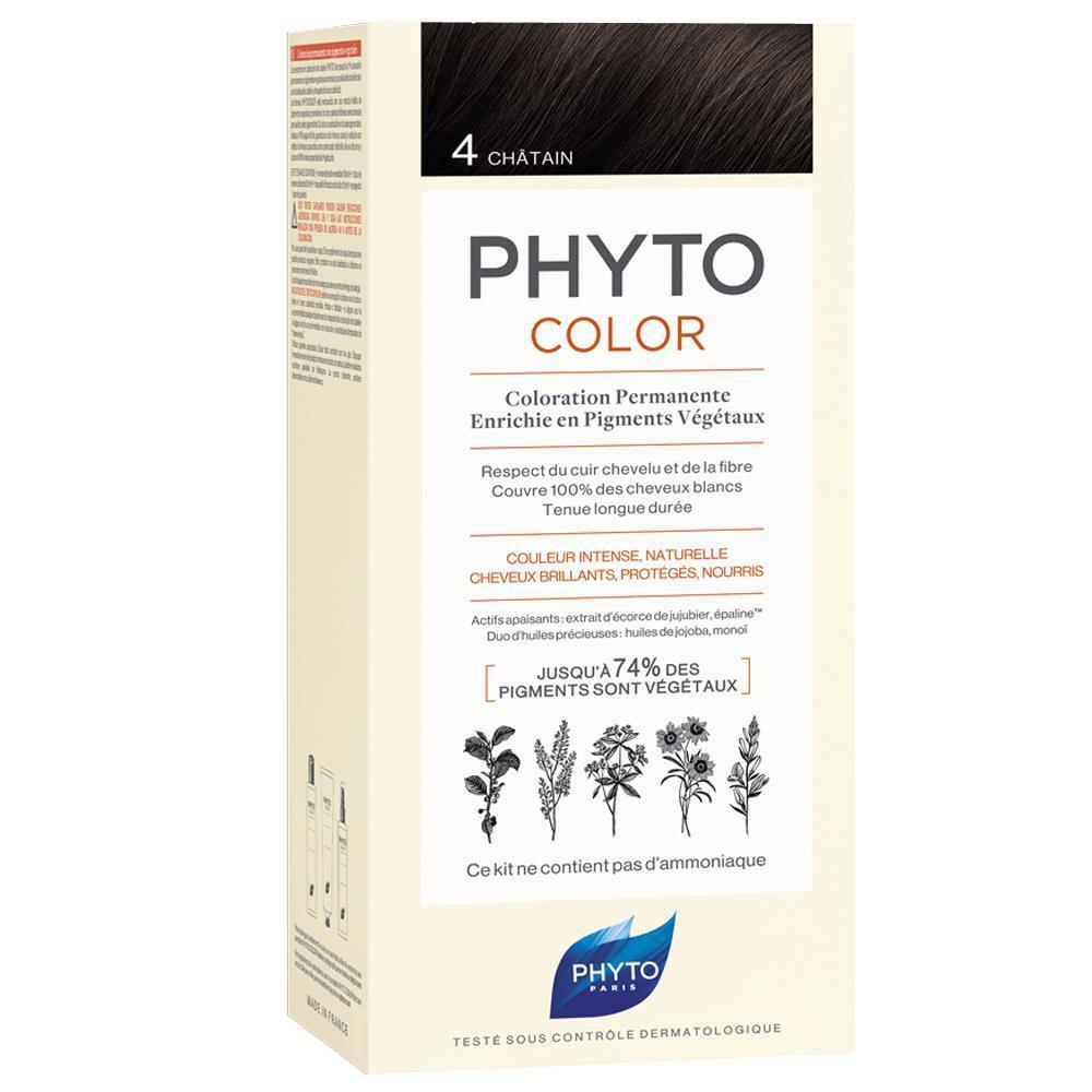 Phyto 4 Kestane Amonyaksız Krem Saç Boyası