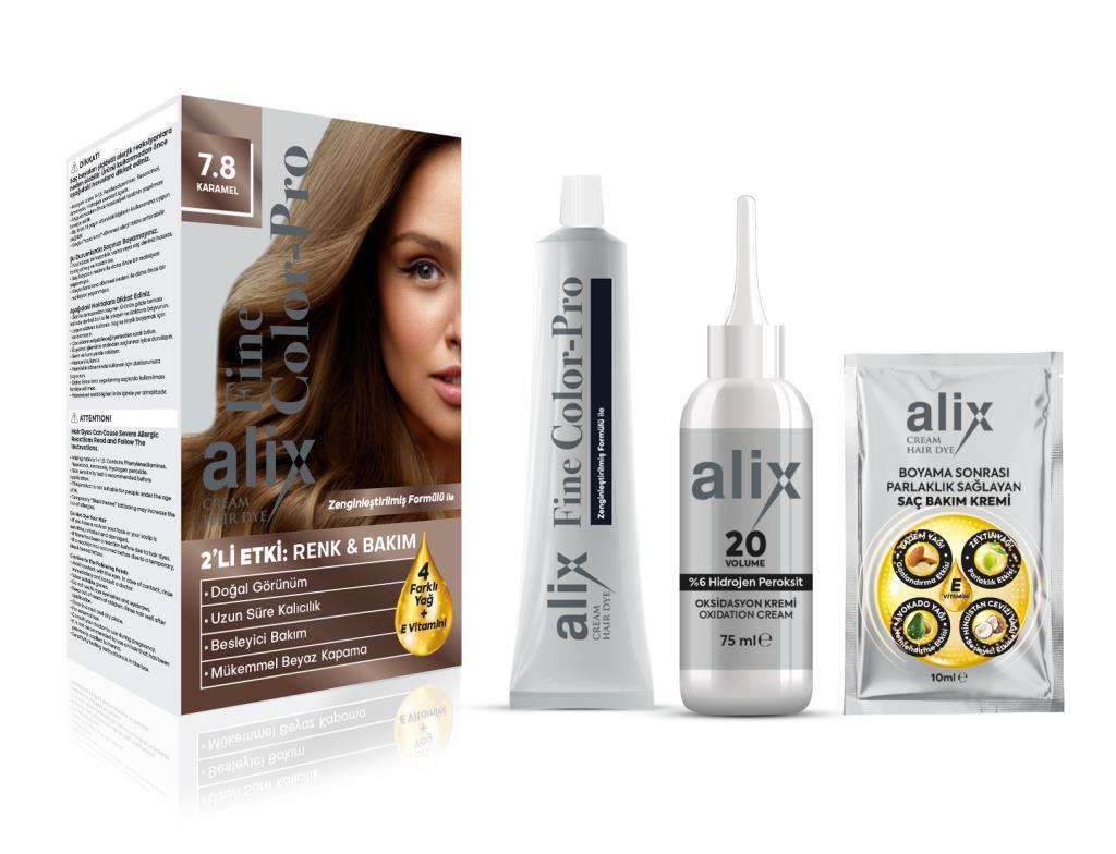 Alix Avien 7.8 Karamel Krem Saç Boyası 50 ml