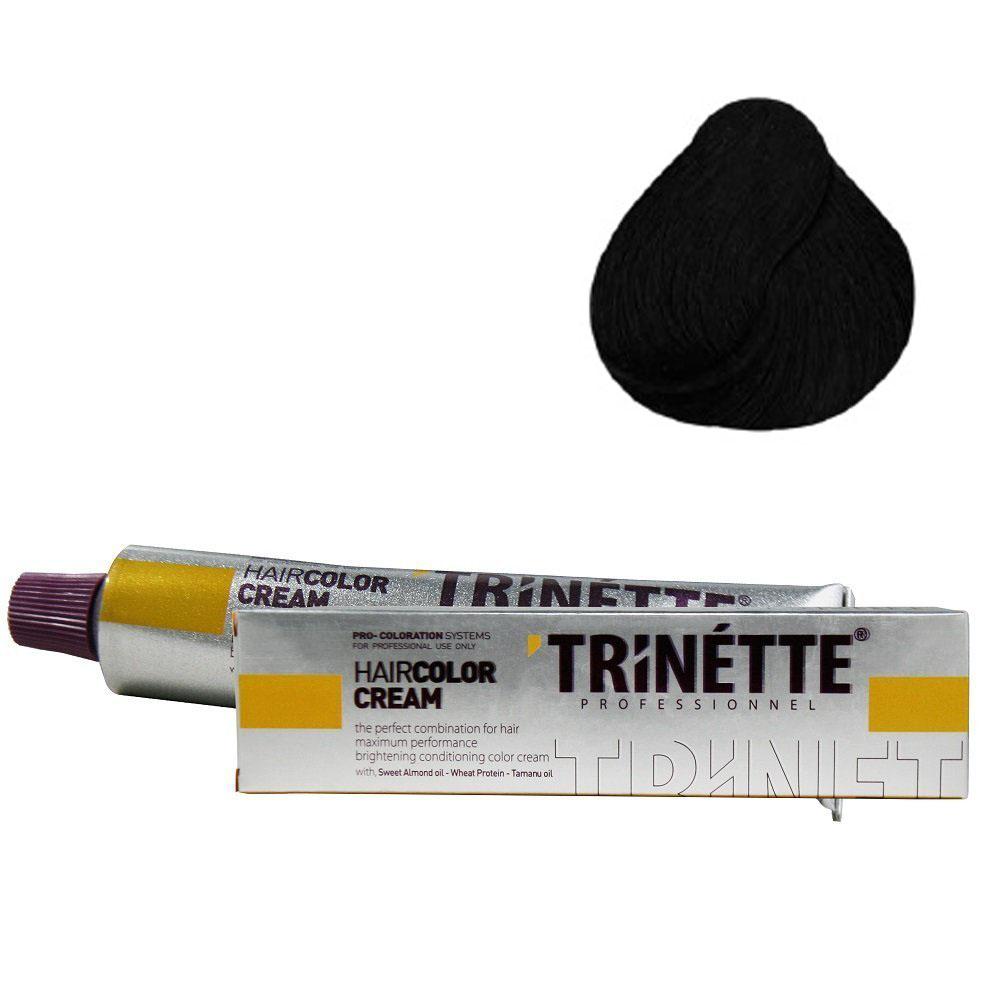 Trinette 1 Siyah Krem Saç Boyası 60 ml