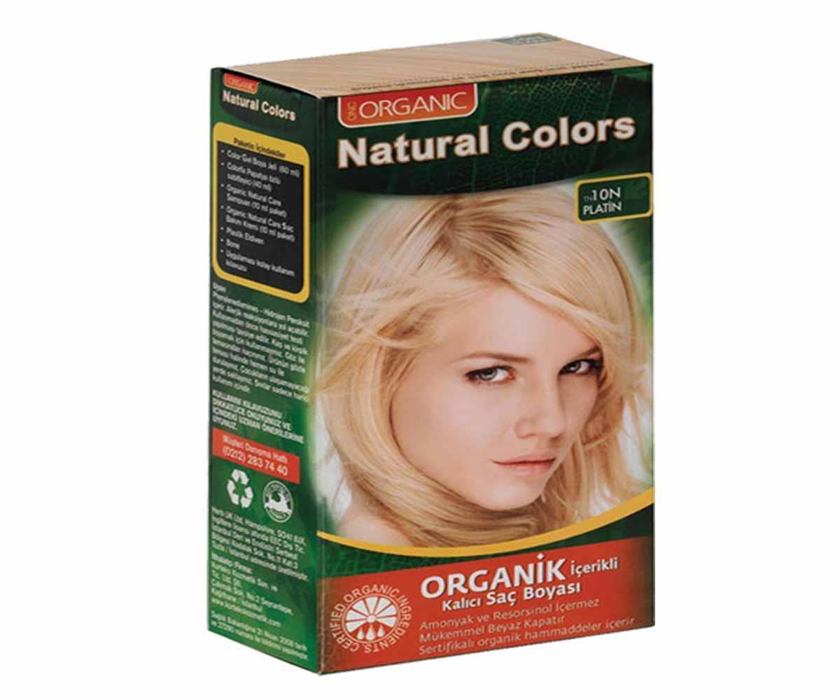 Natural Colors 10N Platin Organik Krem Saç Boyası