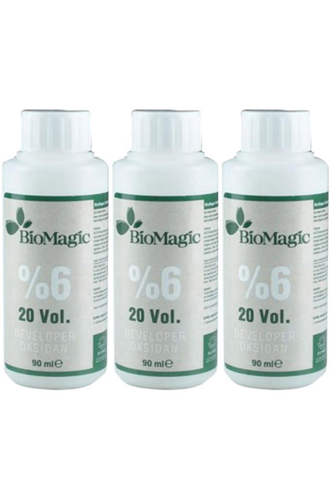 Biomagic 20 Volüm Beyaz Jel Saç Boyası 3x90 ml
