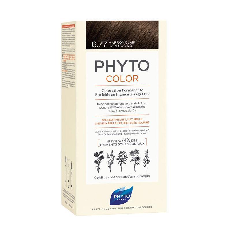 Phyto 6.77 Cappuccino Kahve Amonyaksız Krem Saç Boyası