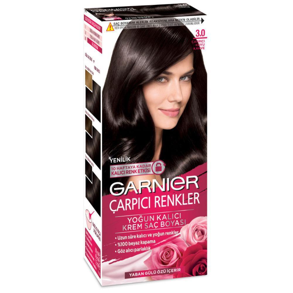 Garnier 3.0 Çarpıcı Koyu Kahve Krem Saç Boyası 112 ml