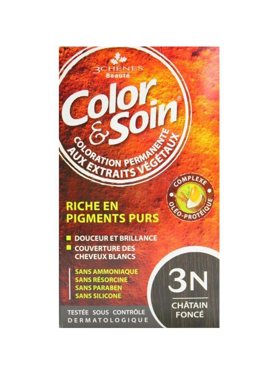 Color Soin 3N Koyu Kestane Amonyaksız Krem Saç Boyası 120 ml