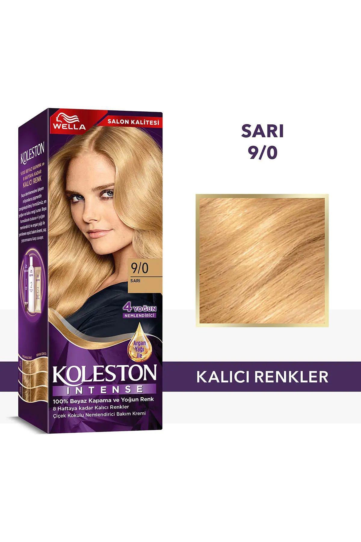 Wella 9.0 Sarı Krem Saç Boyası 50 ml