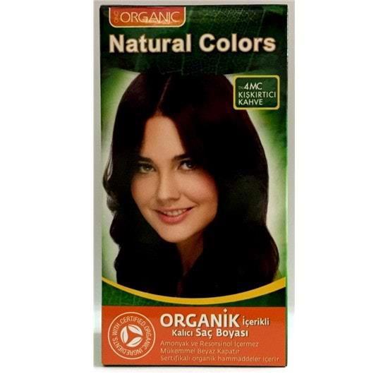 Natural Colors 4MC Kışkırtıcı Kahve Organik Krem Saç Boyası