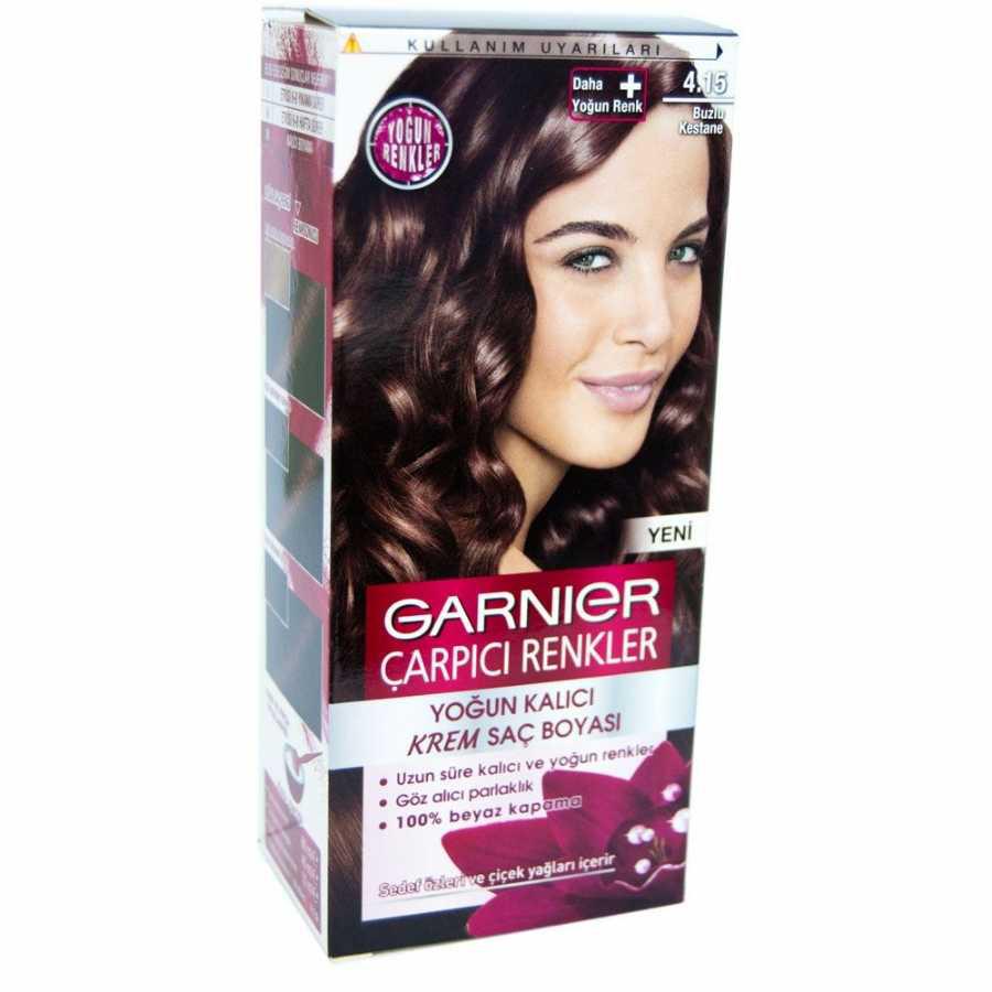 Garnier 4.15 Buzlu Kestane Krem Saç Boyası 112 ml