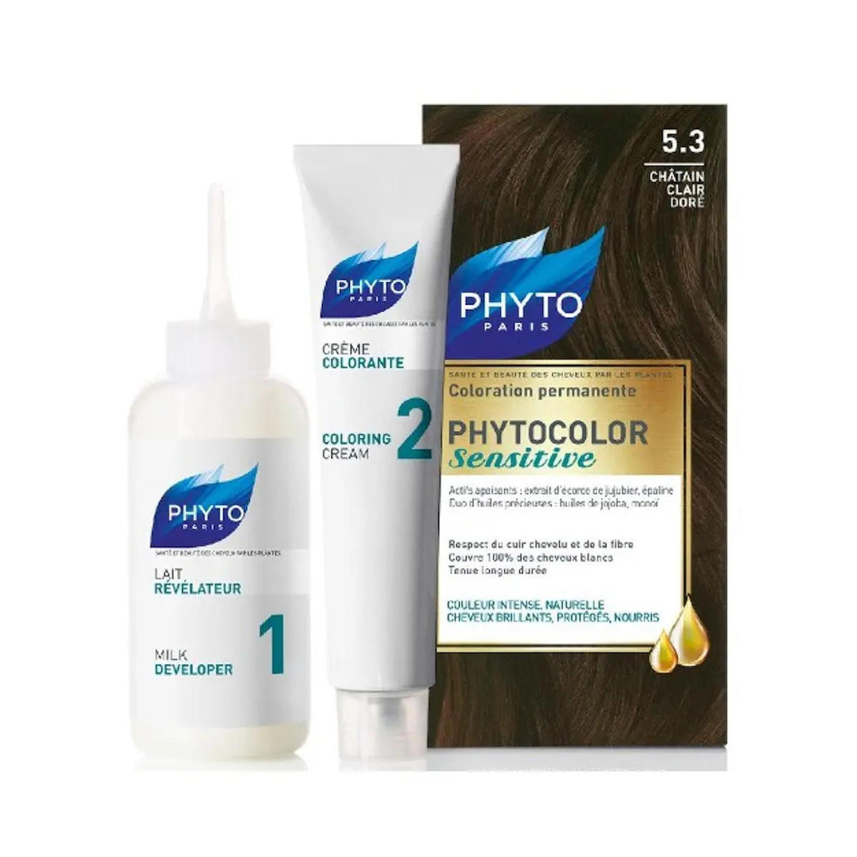 Phyto 5.3 Açık Kestane Amonyaksız Krem Saç Boyası